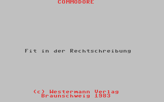 C64 GameBase Rechtschreiblöwe,_Der_-_Fit_in_der_Rechtschreibung_(3./4.Schuljahr) Commodore/Westermann_Verlag_Braunschweig 1984