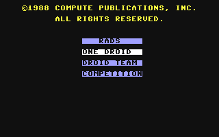 C64 GameBase RADs COMPUTE!_Publications,_Inc./COMPUTE!'s_Gazette 1988