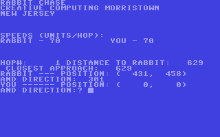 C64 GameBase Rabbit_Chase Creative_Computing 1979