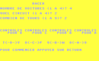 C64 GameBase Racer Tilt-micro-jeux/Editions_Mondiales_S.A. 1985