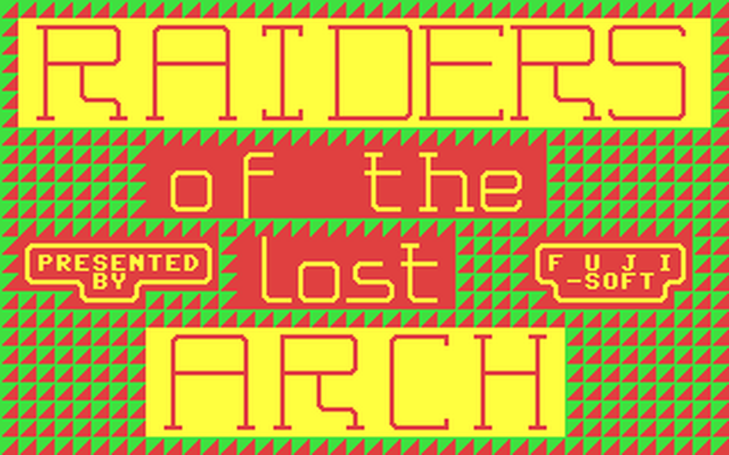 C64 GameBase Raiders_of_the_Lost_Arch Fujisoft