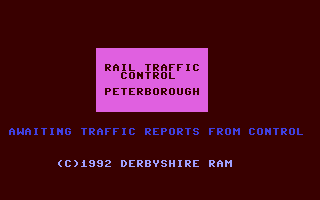 C64 GameBase Rail_Traffic_Control_-_Peterborough Ashley_Greenup 1992