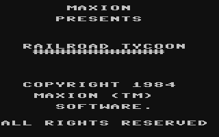 C64 GameBase Railroad_Tycoon Maxion_Software 1984