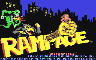 C64 GameBase Rampage Activision 1987