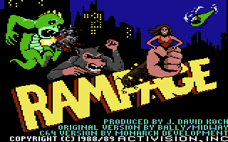 C64 GameBase Rampage Activision 1988