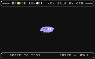 C64 GameBase Random_Runner (Public_Domain) 2016