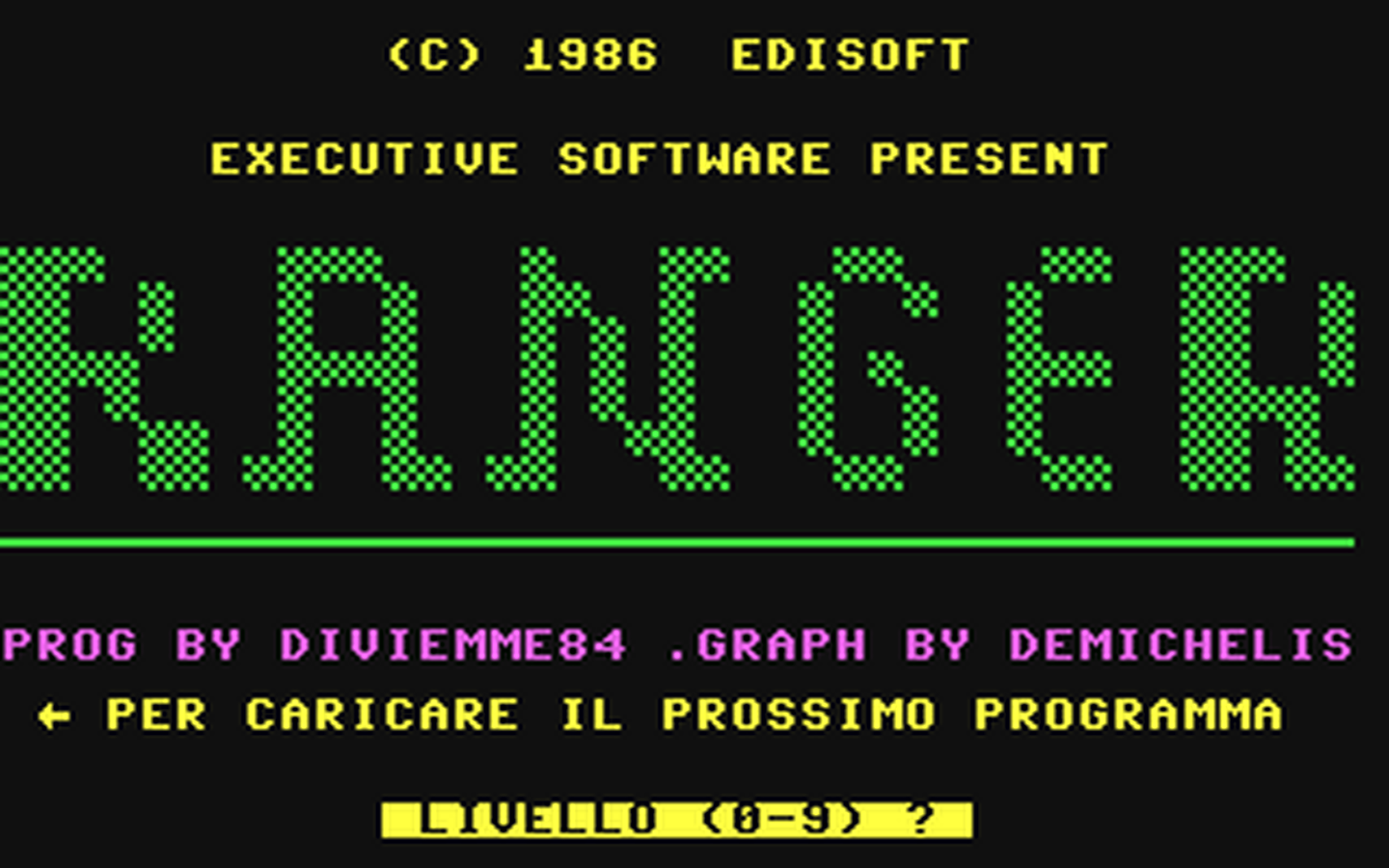 C64 GameBase Ranger Edisoft_S.r.l./Next 1986