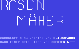 C64 GameBase Rasen-Mäher Europa_Computer-Club 1985