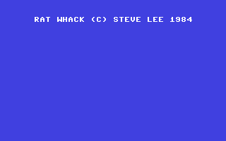 C64 GameBase Rat_Whack Commodore_Horizons_Magazine 1984