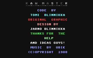 C64 GameBase Raw-Master Protocol_Productions_Oy/Floppy_Magazine_64 1988