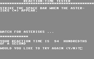 C64 GameBase Reaction-Time_Tester Tab_Books,_Inc. 1985