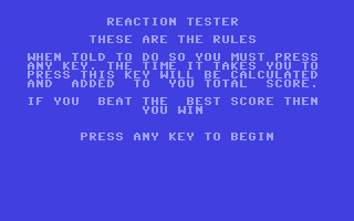 C64 GameBase Reaction_Tester Hayden_Book_Company,_Inc. 1984