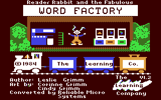 C64 GameBase Reader_Rabbit_and_the_Fabulous_Word_Factory The_Learning_Company 1984