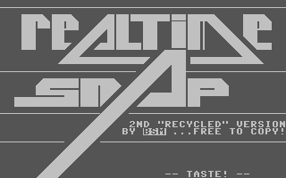 C64 GameBase Realtime_Snap (Public_Domain)