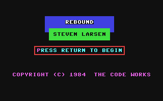 C64 GameBase Rebound Warner_Books,_Inc. 1984