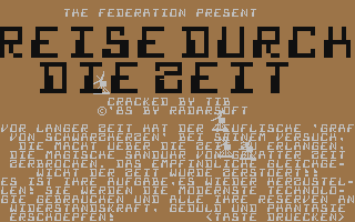 C64 GameBase Reise_durch_die_Zeit RadarSoft 1985