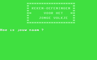 C64 GameBase Reken-Oefeningen_voor_het_Jonge_Volkje Courbois_Software