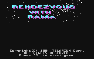 C64 GameBase Rendezvous_with_Rama Trillium_Corp. 1984
