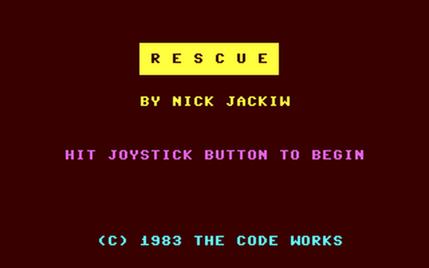C64 GameBase Rescue Osbourne/McGraw-Hill 1983