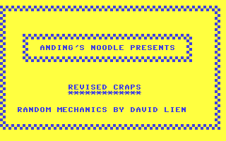 C64 GameBase Revised_Craps (Public_Domain)