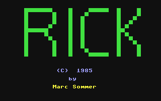 C64 GameBase Rick 1985