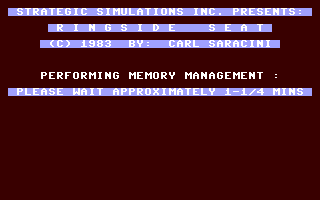 C64 GameBase Ringside_Seat SSI_(Strategic_Simulations,_Inc.) 1983