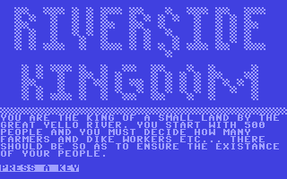 C64 GameBase Riverside_Kingdom