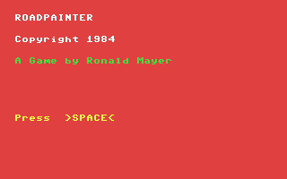C64 GameBase Roadpainter Tronic_Verlag_GmbH/Computronic 1984