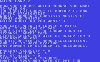 C64 GameBase Roadrace Creative_Computing 1979
