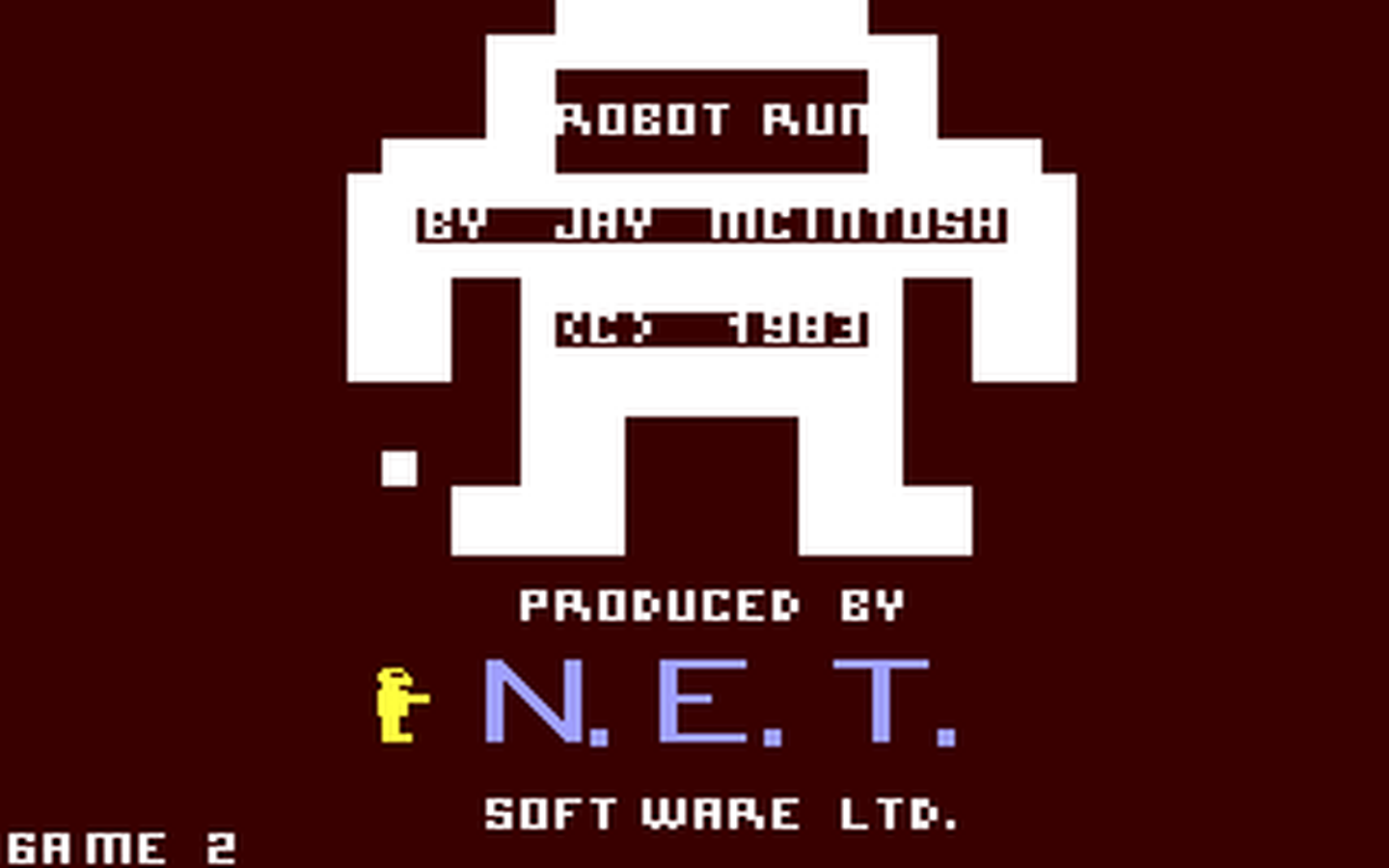 C64 GameBase Robot_Run NET_Software_Ltd. 1983
