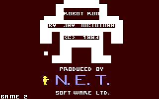 C64 GameBase Robot_Run NET_Software_Ltd. 1983