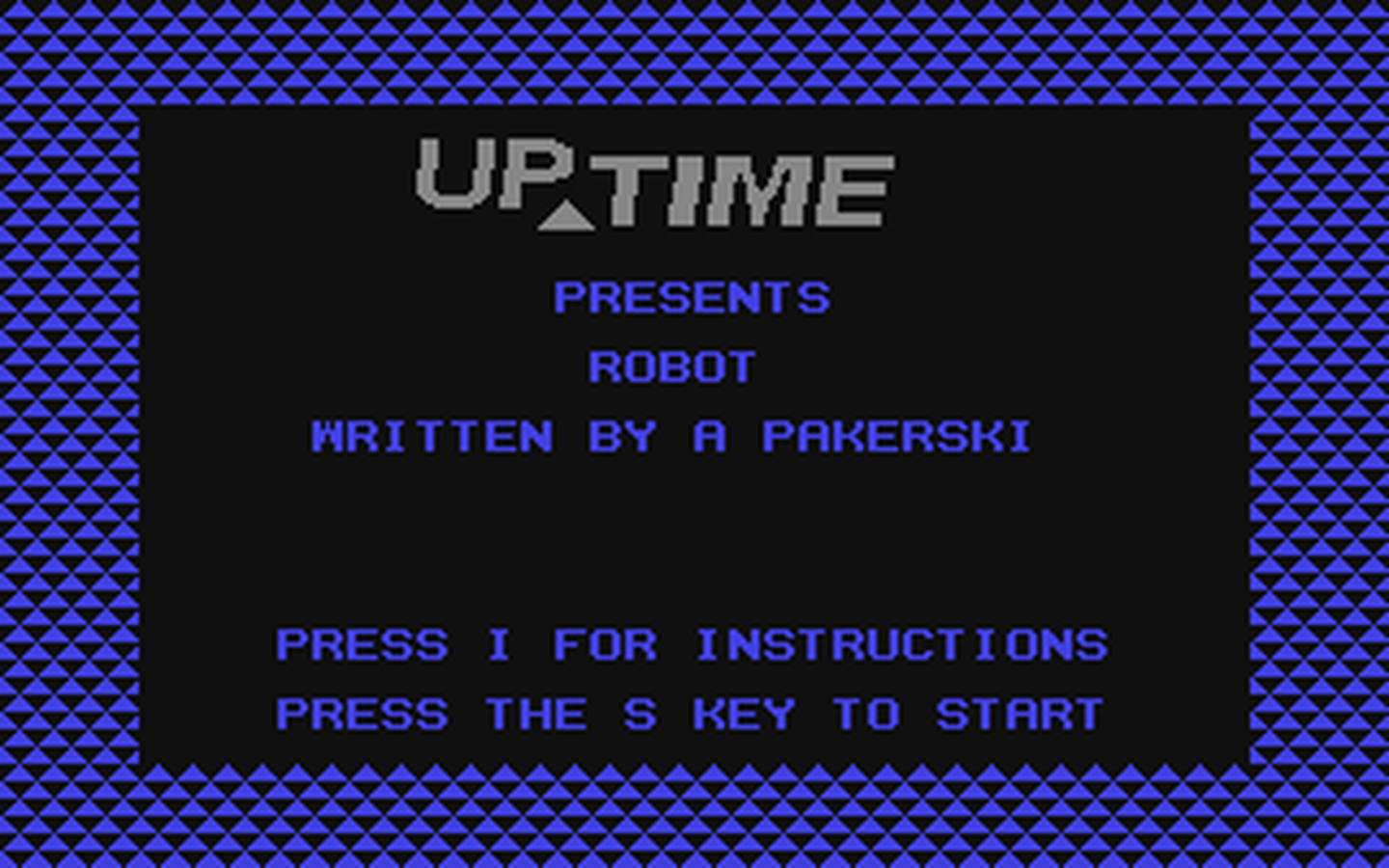 C64 GameBase Robot UpTime_Magazine/Softdisk_Publishing,_Inc. 1988