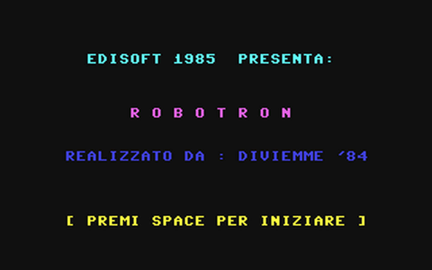 C64 GameBase Robotron Edisoft_S.r.l./Next 1985