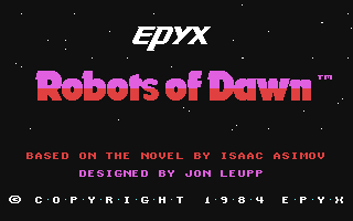 C64 GameBase Robots_of_Dawn Epyx 1984