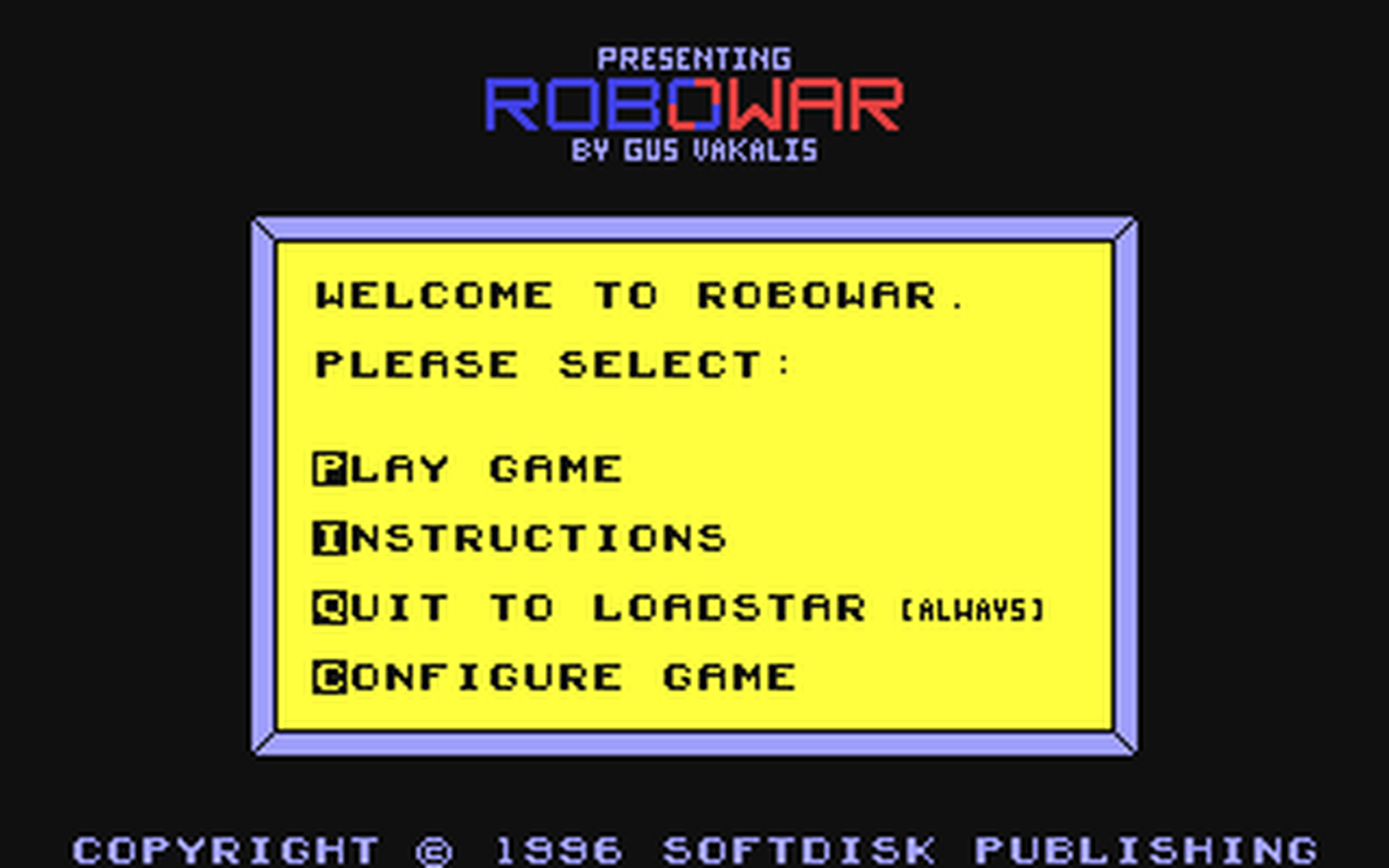 C64 GameBase Robowar Loadstar/J_&_F_Publishing,_Inc. 1996