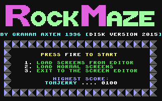 C64 GameBase RockMaze (Public_Domain) 1996
