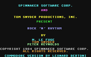 C64 GameBase Rock'n'Rhythm Spinnaker_Software 1984