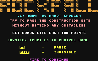 C64 GameBase Rockfall (Not_Published) 2012