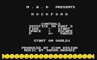 C64 GameBase Rockford_-_The_Arcade_Game MAD_(Mastertronic's_Added_Dimension) 1988