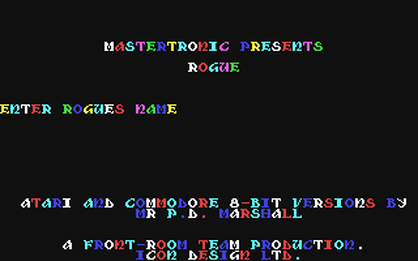 C64 GameBase Rogue Mastertronic 1988