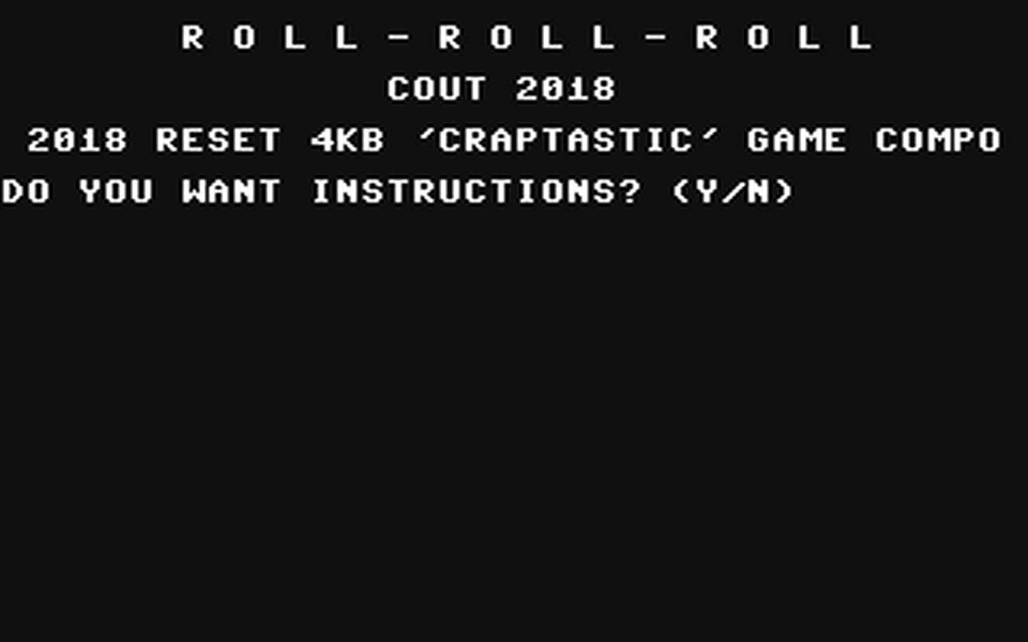 C64 GameBase Roll_Roll_Roll Reset_Magazine 2018