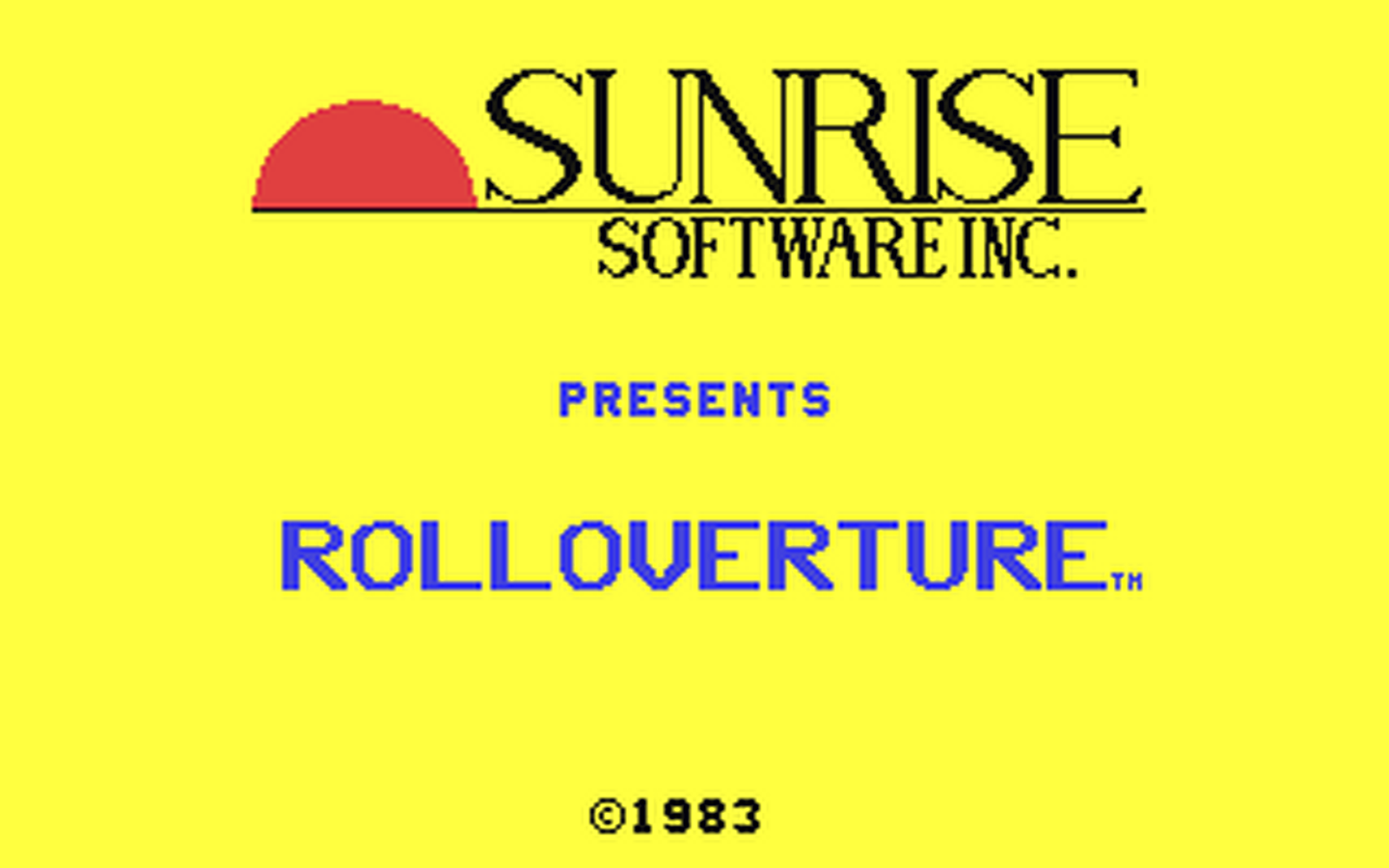 C64 GameBase Rolloverture Sunrise_Software,_Inc. 1984