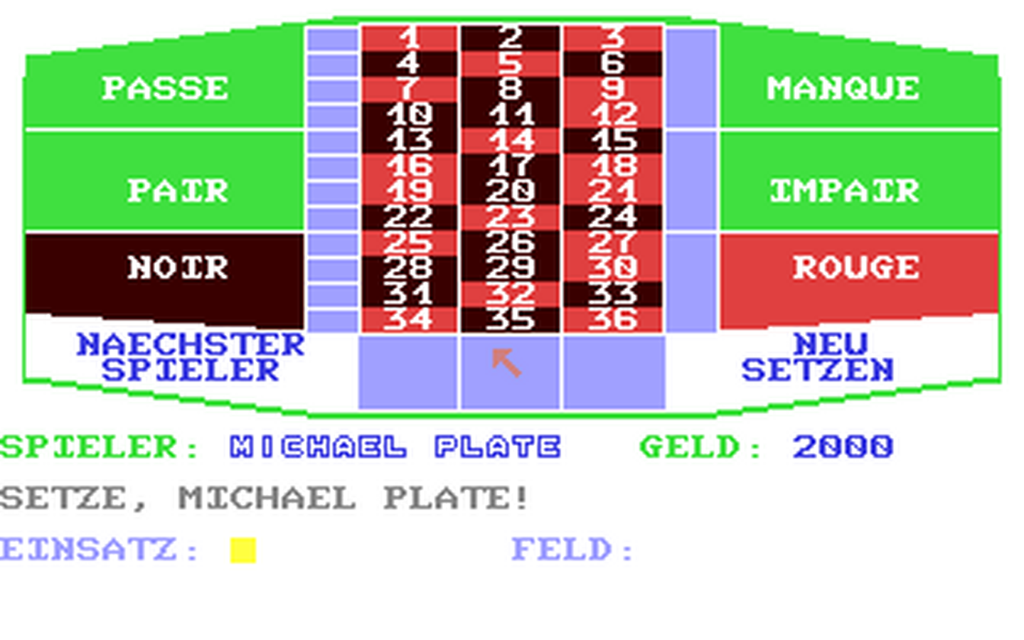 C64 GameBase Roulett CA-Verlags_GmbH/Commodore_Disc 1989