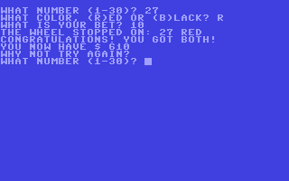 C64 GameBase Roulette_Wheel Lawrenceville_Press,_Inc. 1983