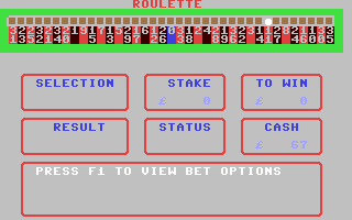 C64 GameBase Roulette (Public_Domain) 1987