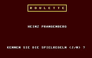 C64 GameBase Roulette (Public_Domain) 1989