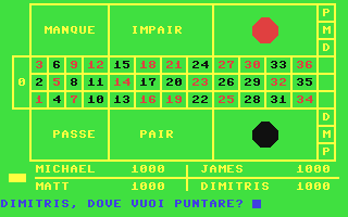 C64 GameBase Roulette Edizione_Logica_2000/Editoriale_Video_(EV) 1985