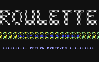 C64 GameBase Roulette 1984