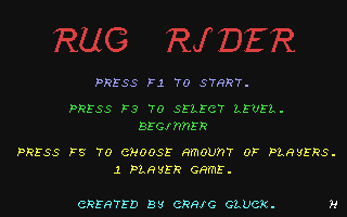 C64 GameBase Rug_Rider Tri_Micro_Inc./Gamesman_Inc. 1984