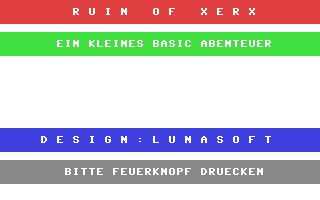 C64 GameBase Ruin_of_Xerx Lunasoft